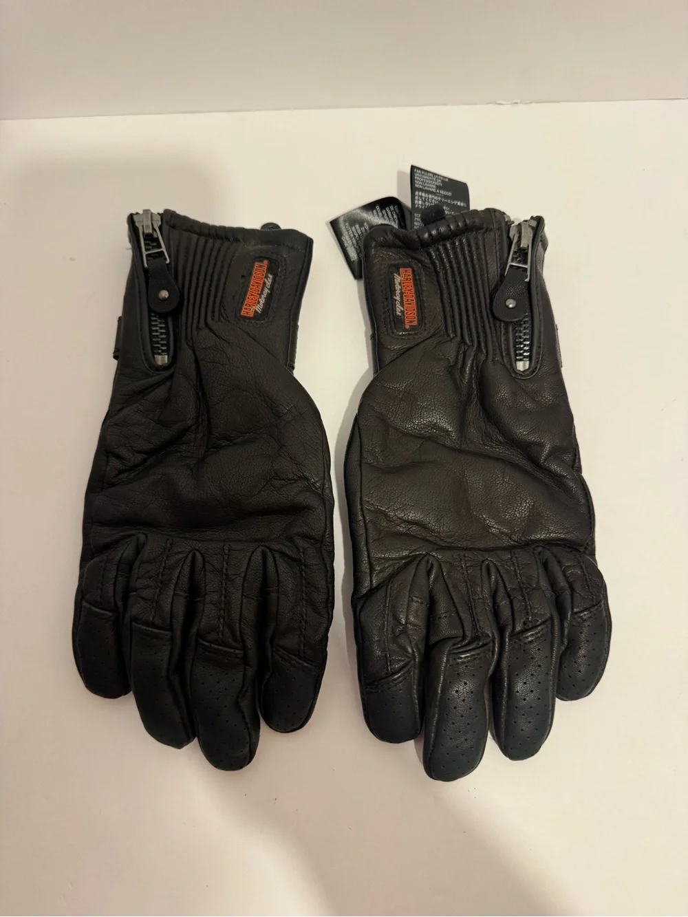 Harley-Davidson Women's Jayden Under Cuff Gauntlet Glove Black M